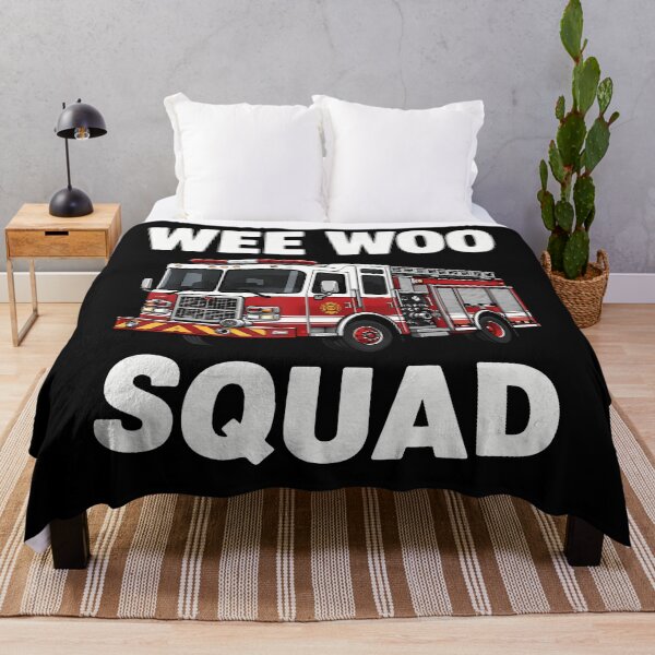 Item preview, Wee Woo Squad Firefighter Funny Design designed and sold by ripgoatclothing.