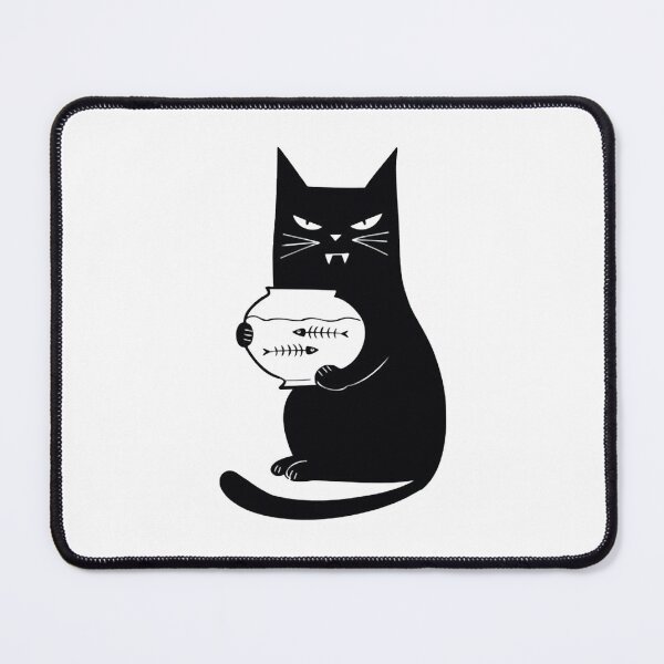 Item preview, Vampire Black Cat Sardine Aquarium Funny Spooky Kitten Graphic designed and sold by RhinoClothings.