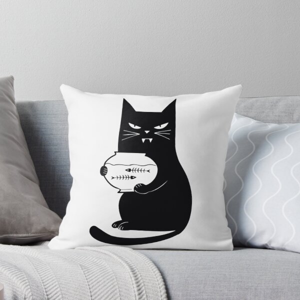 Item preview, Vampire Black Cat Sardine Aquarium Funny Spooky Kitten Graphic designed and sold by RhinoClothings.