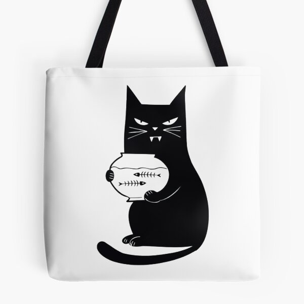 Item preview, Vampire Black Cat Sardine Aquarium Funny Spooky Kitten Graphic designed and sold by RhinoClothings.
