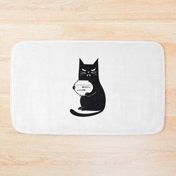 Item preview, Vampire Black Cat Sardine Aquarium Funny Spooky Kitten Graphic designed and sold by RhinoClothings.