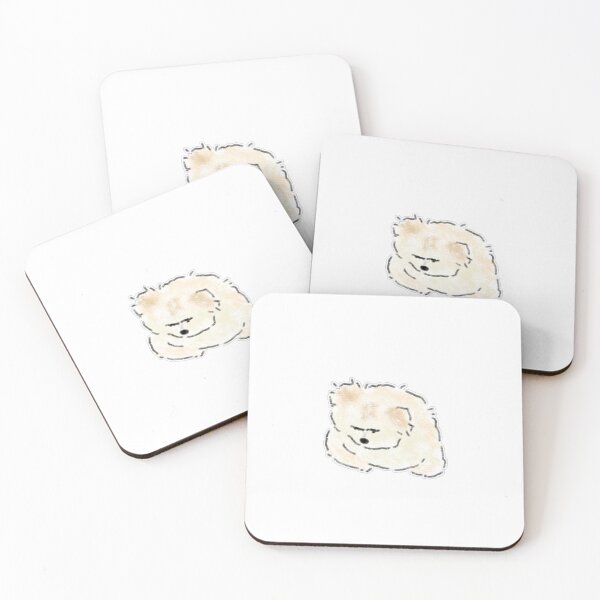 Item preview, Cute Sleeping Pomeranian Fluffy Dog Ball Art designed and sold by raun.draw.