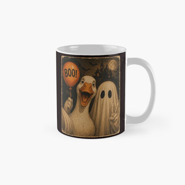 Item preview, Funny Boo Silly Goose Selfie Halloween designed and sold by ImeldaSparks.