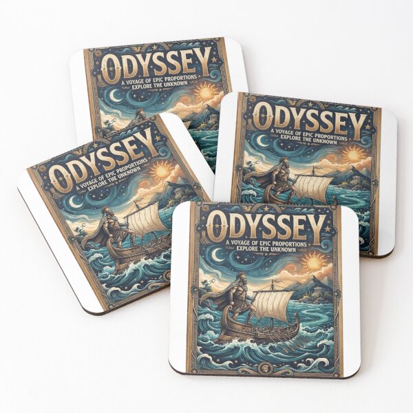 Item preview, The Odyssey Book Cover Art - Ancient Greek Mythology and Odysseus designed and sold by Artsformore.