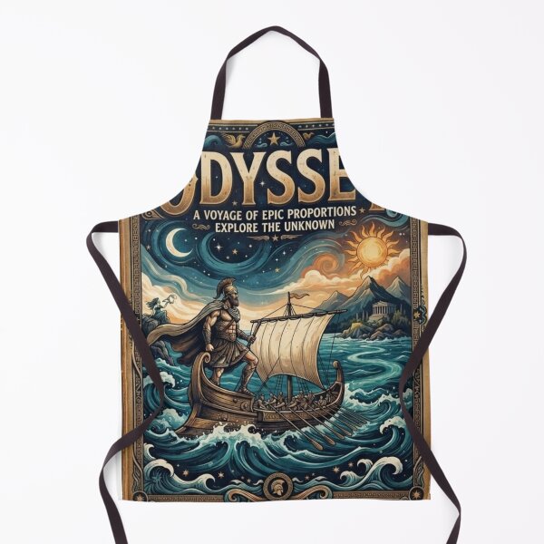 Item preview, The Odyssey Book Cover Art - Ancient Greek Mythology and Odysseus designed and sold by Artsformore.
