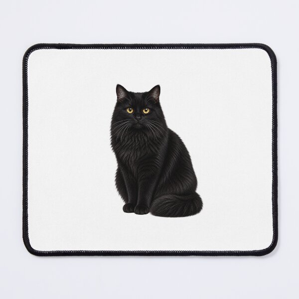 Item preview, Black Cat Yellow Eyes designed and sold by BackgroundND.