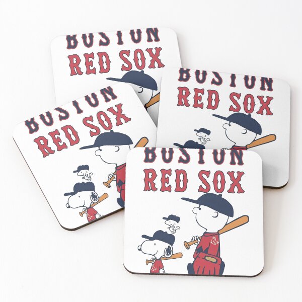 Item preview, Charlie Brown Snoopy Boston RedSox designed and sold by abrahimdiaz.