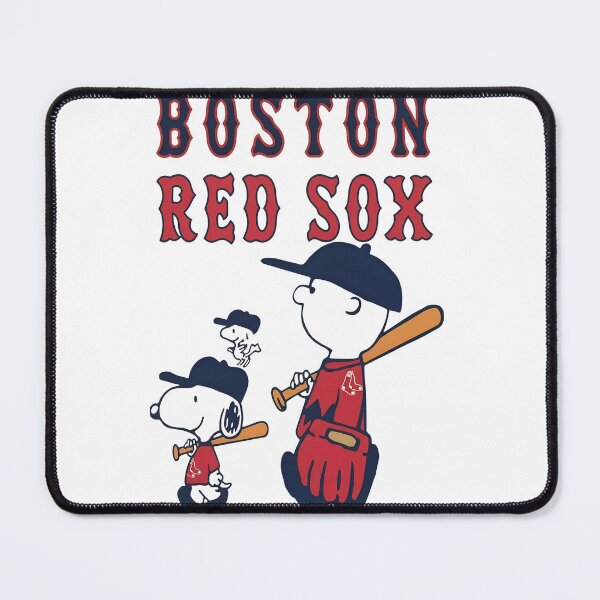 Item preview, Charlie Brown Snoopy Boston RedSox designed and sold by abrahimdiaz.