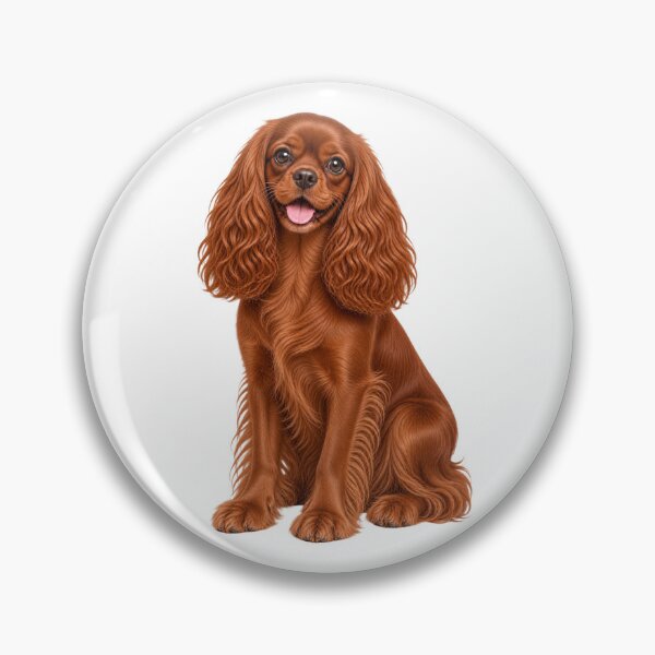 Item preview, English Toy Spaniel Ruby Dog designed and sold by BackgroundND.