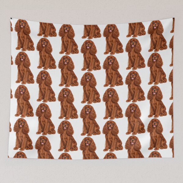 Item preview, English Toy Spaniel Ruby Dog designed and sold by BackgroundND.