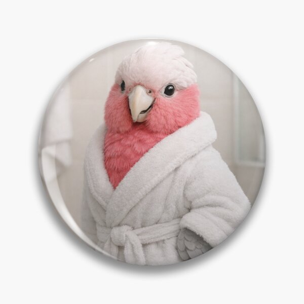Item preview, Cozy Bathrobe Galah designed and sold by Sillytoe.