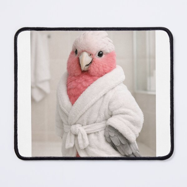 Item preview, Cozy Bathrobe Galah designed and sold by Sillytoe.