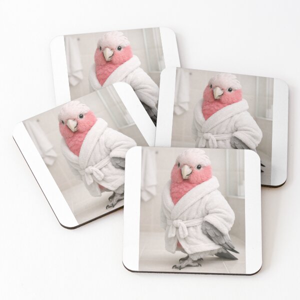 Item preview, Cozy Bathrobe Galah designed and sold by Sillytoe.