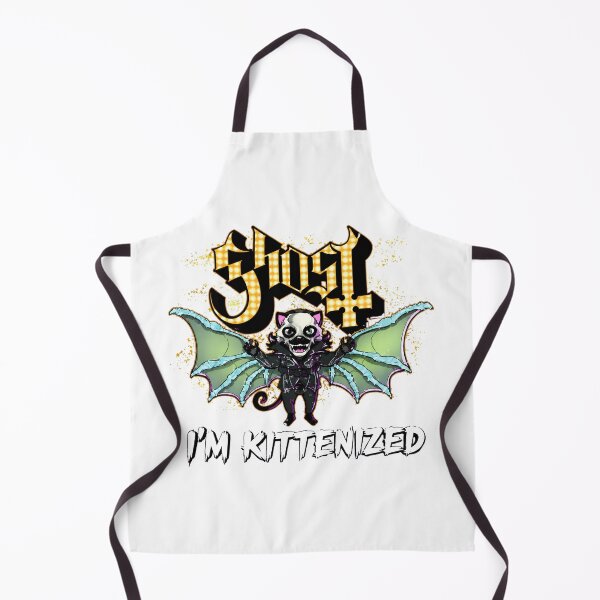 Item preview, Ghost I'm Kittenized Cute Bat Cat Band designed and sold by HeavHeadDsgn.