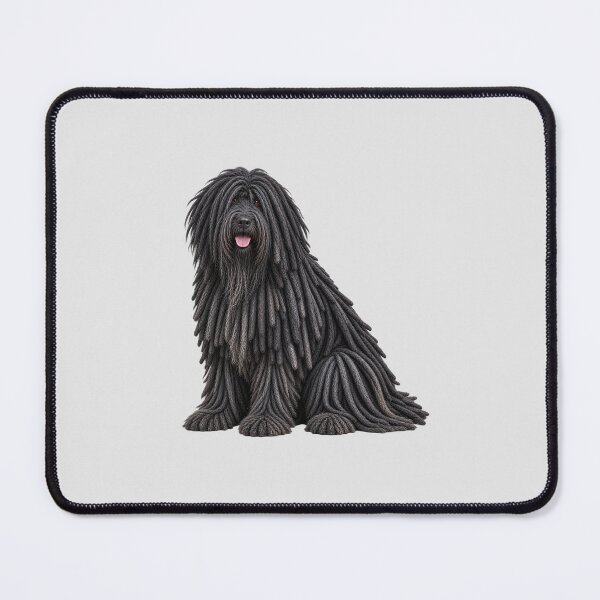 Item preview, Bergamasco Sheepdog Black designed and sold by BackgroundND.