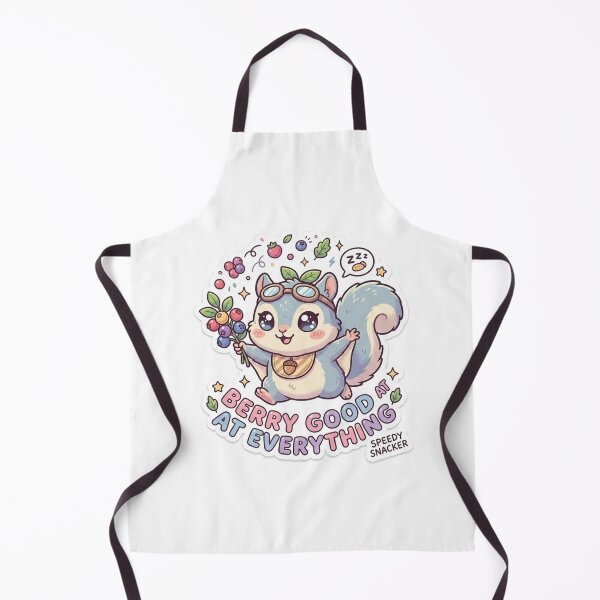 Item preview, Cute Kawaii Berry Good At Everything Squirrel Sticker | Anime Style Speedy Snacker Chibi Art | Cute Animal Quote Sticker designed and sold by Chipkooo.