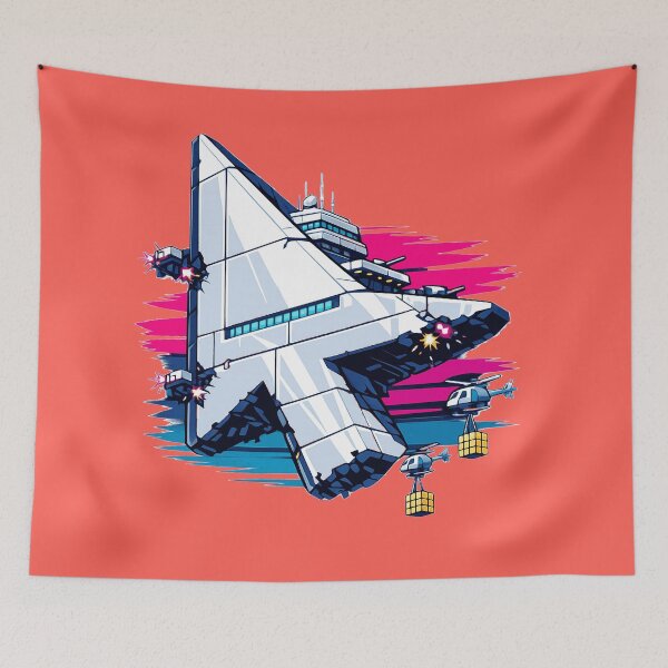 Item preview, Retrowave Cursor Fortress designed and sold by KungPowUnicorn.