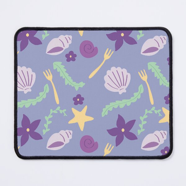 Item preview, Purple seashell pattern designed and sold by ZuriRetroPrints.