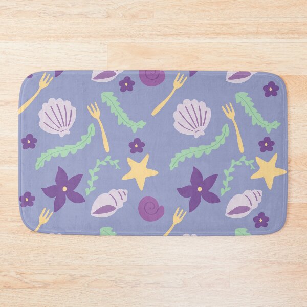 Item preview, Purple seashell pattern designed and sold by ZuriRetroPrints.