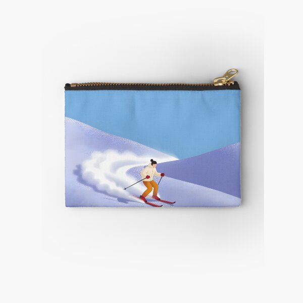 Item preview, Minimalist Skiing Adventure – Winter Mountain Snow designed and sold by KiraChie.