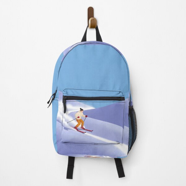 Item preview, Minimalist Skiing Adventure – Winter Mountain Snow designed and sold by KiraChie.