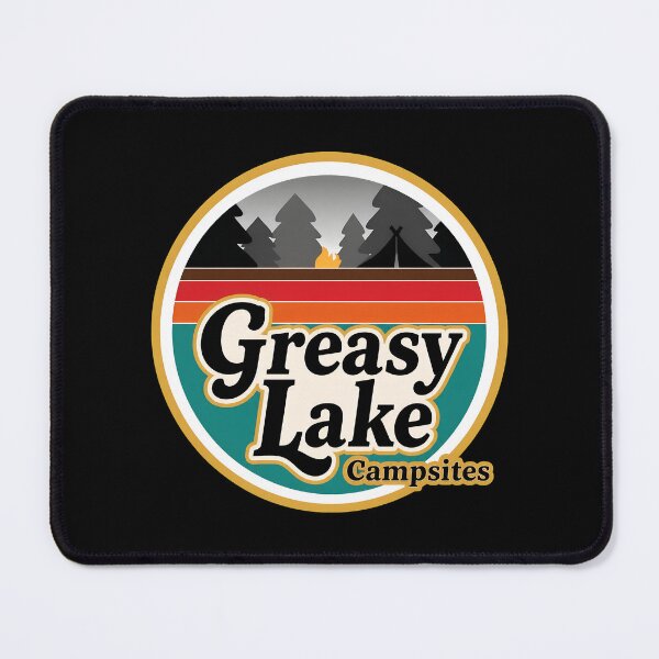 Item preview, Greasy Lake Campsites Sunset Camping designed and sold by HeavHeadDsgn.