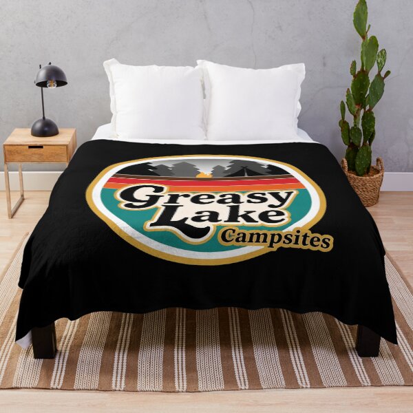 Item preview, Greasy Lake Campsites Sunset Camping designed and sold by HeavHeadDsgn.