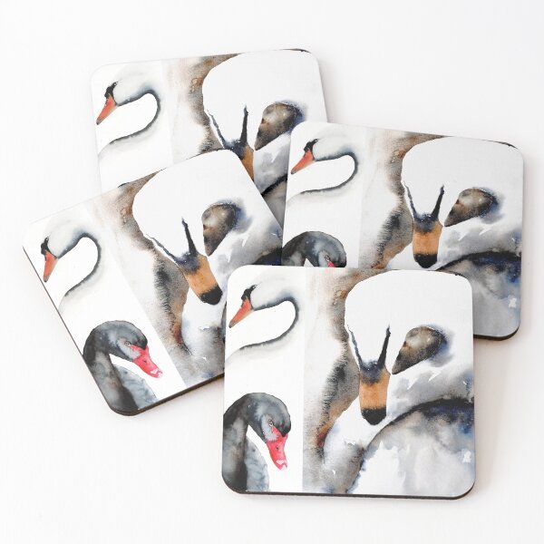 Item preview, Swan Double Brown Winter Beauty designed and sold by Tonigard.