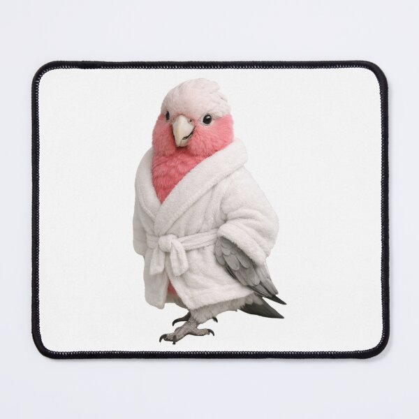 Item preview, Bathrobe Galah designed and sold by Sillytoe.