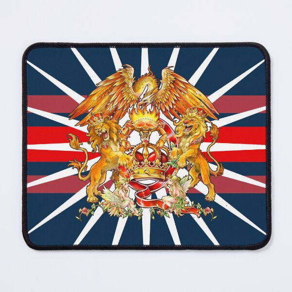 Item preview, BRITISH ROCK BAND LOGO WITH CROWN AND MAJESTIC ROYAL LIONS designed and sold by CuPensky.