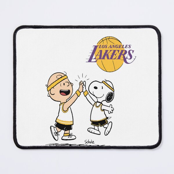 Item preview, Charlie Brown Snoopy High Five Lakers designed and sold by abrahimdiaz.