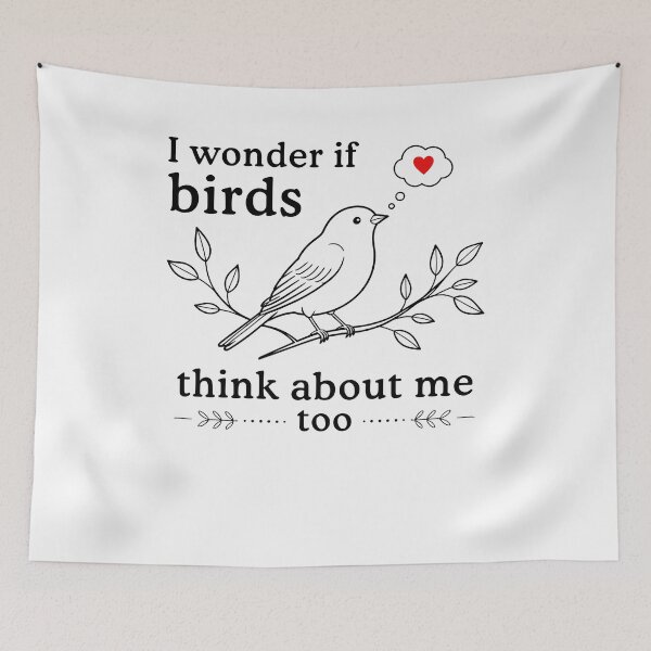 Item preview, I Wonder If Birds Think About Me Too designed and sold by charoen-design.