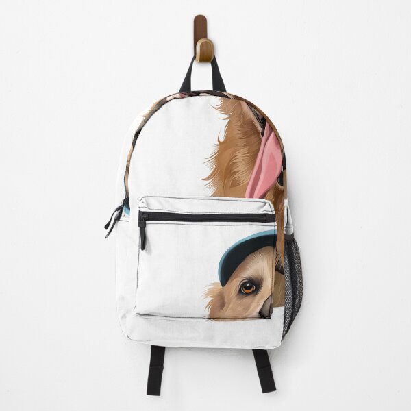 Item preview, Cool Golden Retriever Wearing Baseball Cap Dog Illustration designed and sold by onebystudio.