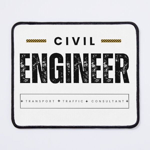 Item preview, Copy of Civil Transport Engineer black on white designed and sold by Danspie.