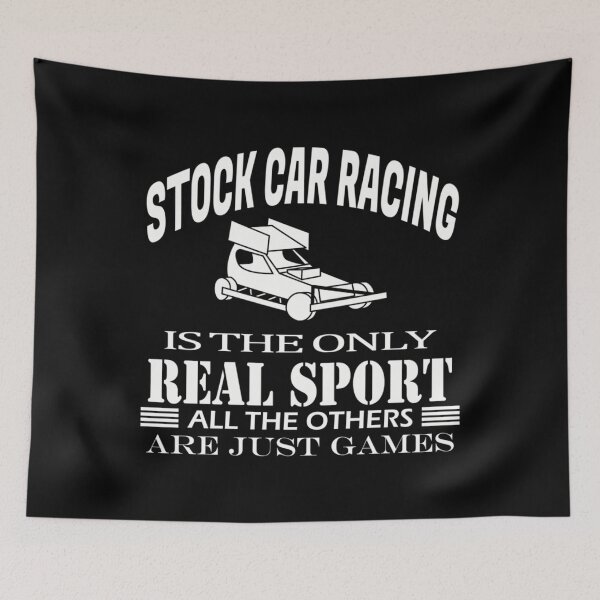 Item preview, Stock Car Racing Is The Only Real Sport designed and sold by CHRISHULTZ.