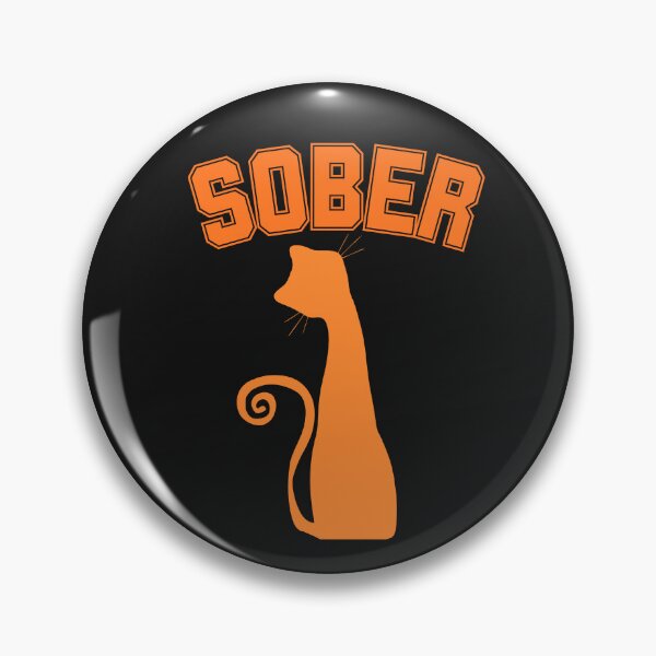 Item preview, sober halloween cat designed and sold by OmStudioz .
