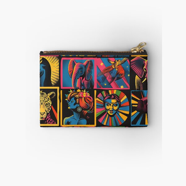 Item preview, Retro Pop Art Circles Colorful Collage-Inspired Pattern  designed and sold by DEC02.