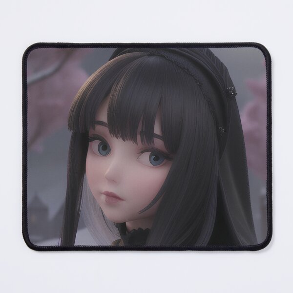 Item preview, Moonlit Gothic Girl in Black designed and sold by MoonGlyphSilence.