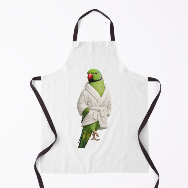 Item preview, Comfy Bathrobe Indian Ringneck Parrot designed and sold by Sillytoe.