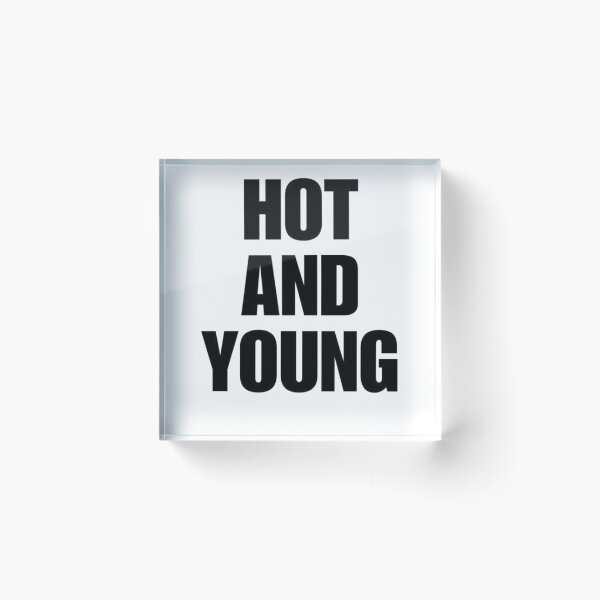 Item preview, Hot and Young Bold Typography Retro Y2K Youth Trend Graphic Tee designed and sold by blawdi.