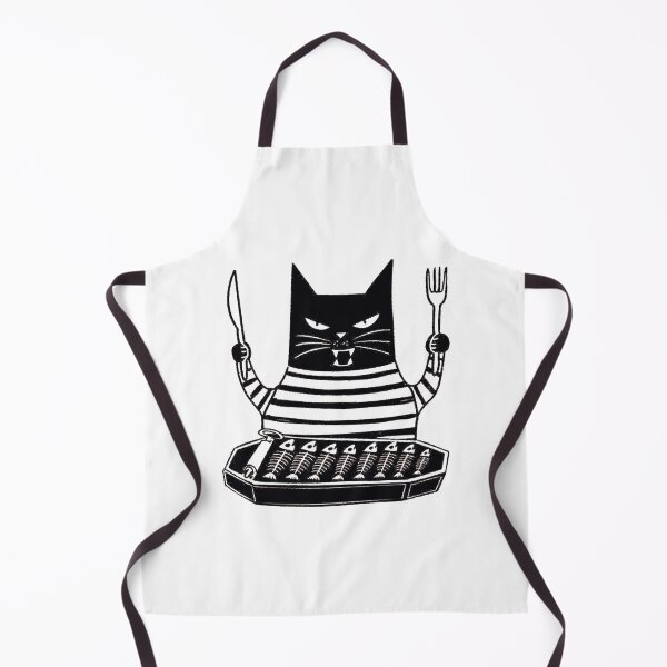 Item preview, Halloween Black Cat And Sardines Tin Funny Hungry Pet Graphic designed and sold by RhinoClothings.