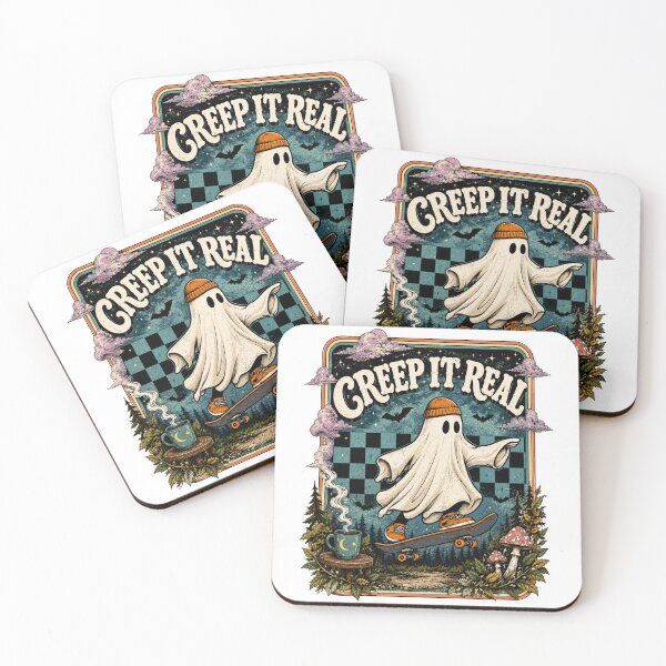 Item preview, Creep It Real Retro Halloween Ghost Funny Dark Humor Design designed and sold by PartyFam.
