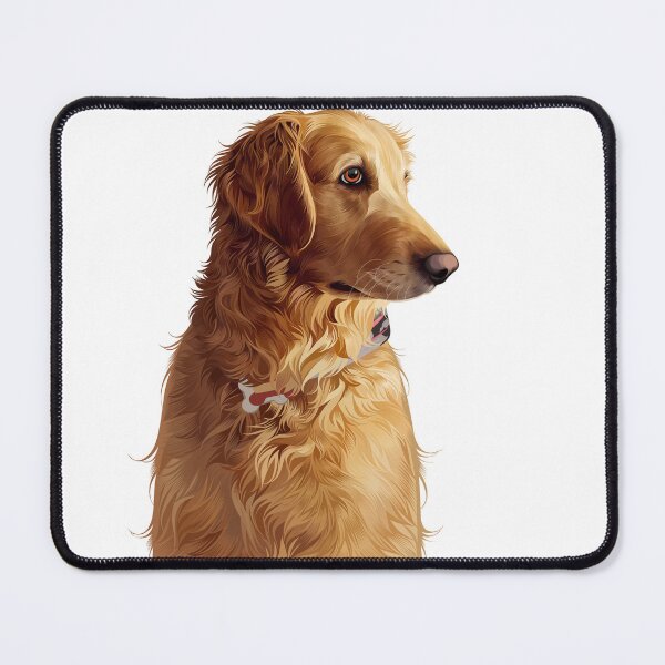 Item preview, Golden Retriever Profile Side View Dog Illustration designed and sold by onebystudio.