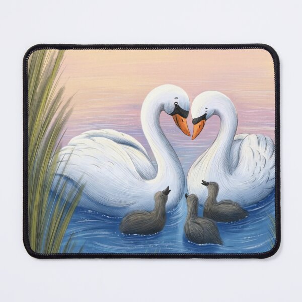 Item preview, Swan Among Us aFloral Serenity designed and sold by Tonigard.