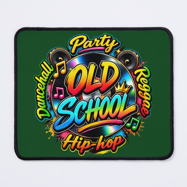 Item preview, Old School Party Reggae Dancehall Hip-Hop Vinyl Record Retro Music Design designed and sold by digitalbob60.