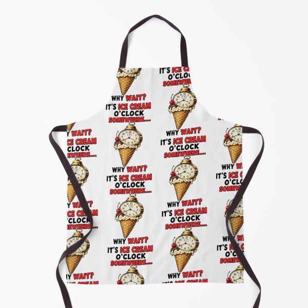 Item preview, Funny It’s Ice Cream O’Clock Somewhere Shirt designed and sold by Mad Axle Studios.
