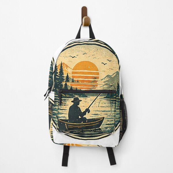 Item preview, retro vintage man fishing designed and sold by pieropiero.