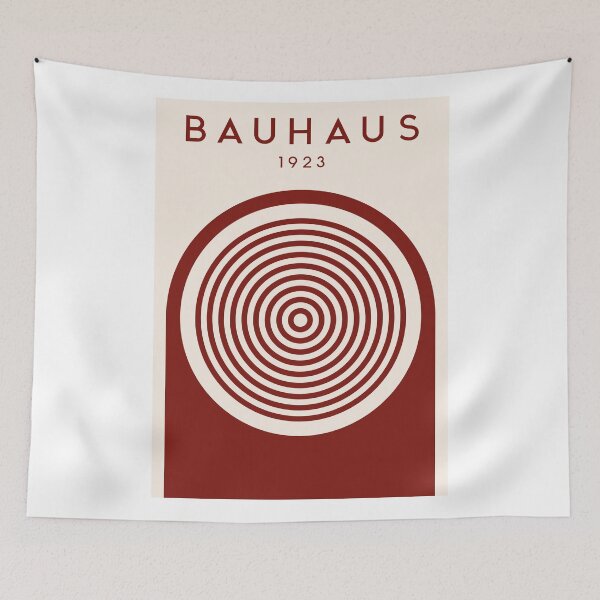 Item preview, Bauhaus 1923 Geometric Circles – Minimalist Modernist Poster designed and sold by pioniksua.
