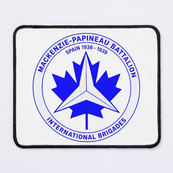 Item preview, Mackenzie Papineau Battalion International Brigades Antifascist Emblem Print designed and sold by PinUpPizzazz.