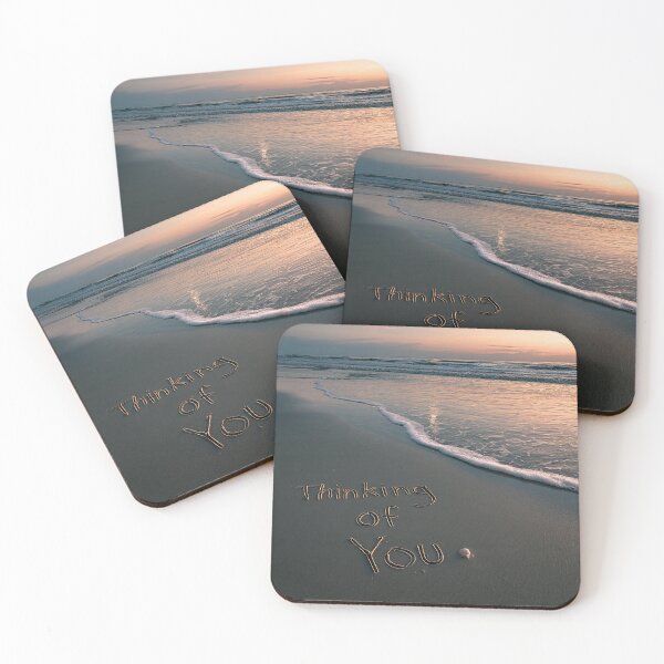 Item preview, Thinking Of You Sand Art At Sunset Shoreline designed and sold by chase-thewave.